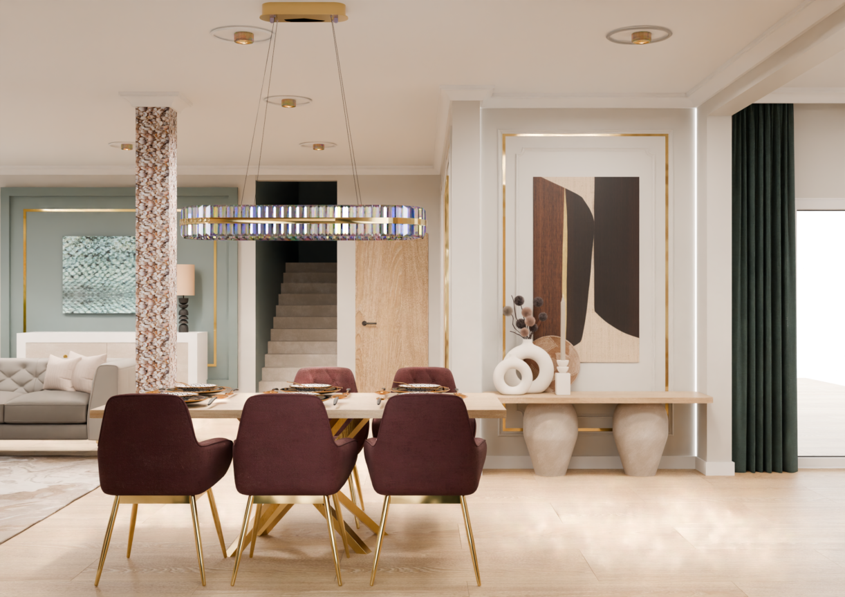 projektowanie wnętrz Szczecin salon