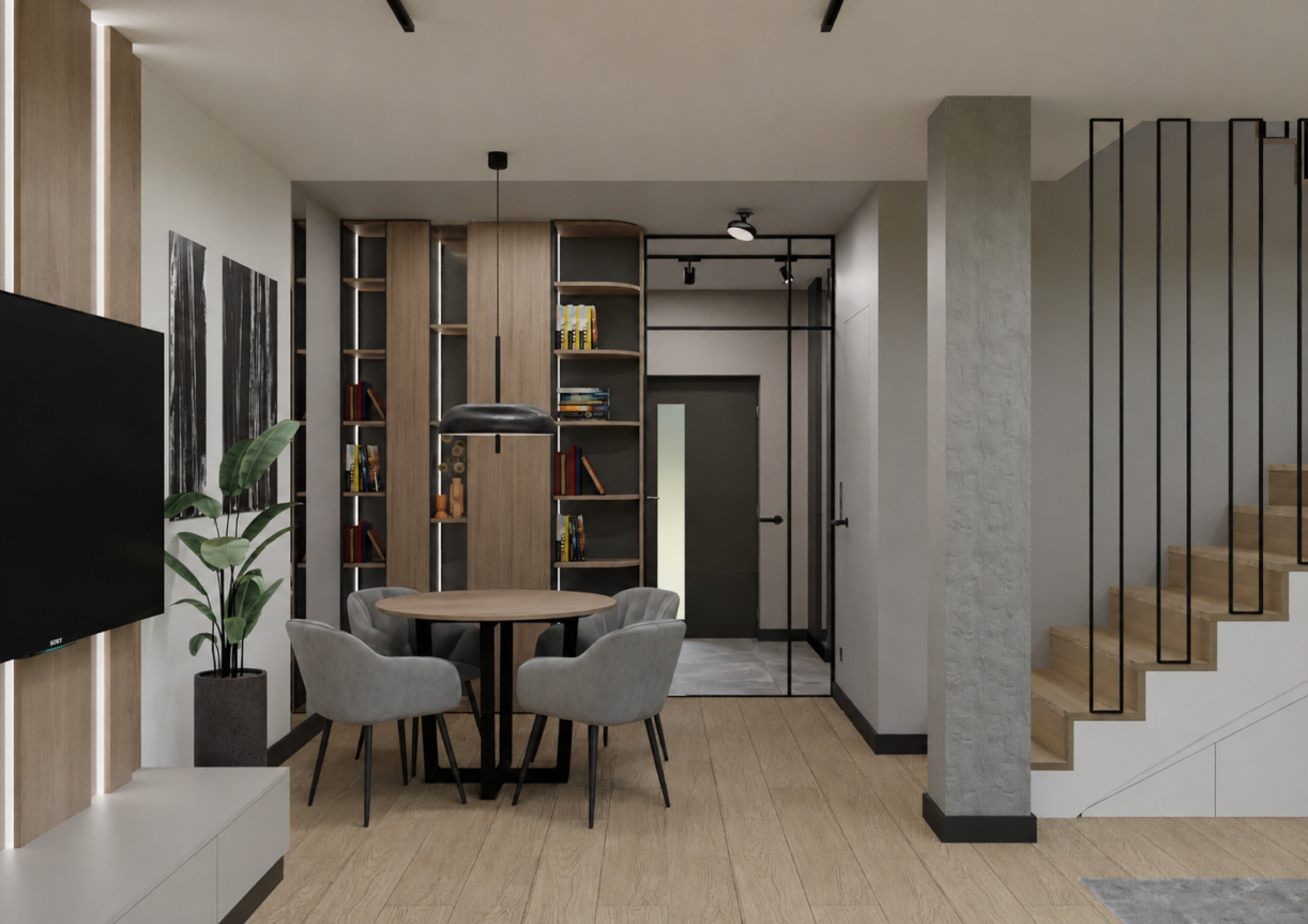 Minimalistyczny salon